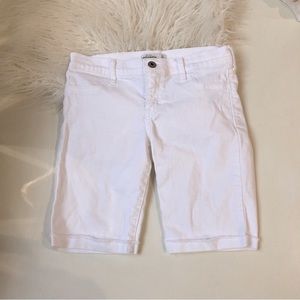 Abercrombie Kids Girl’s White Denim Jeans Bermuda Shorts